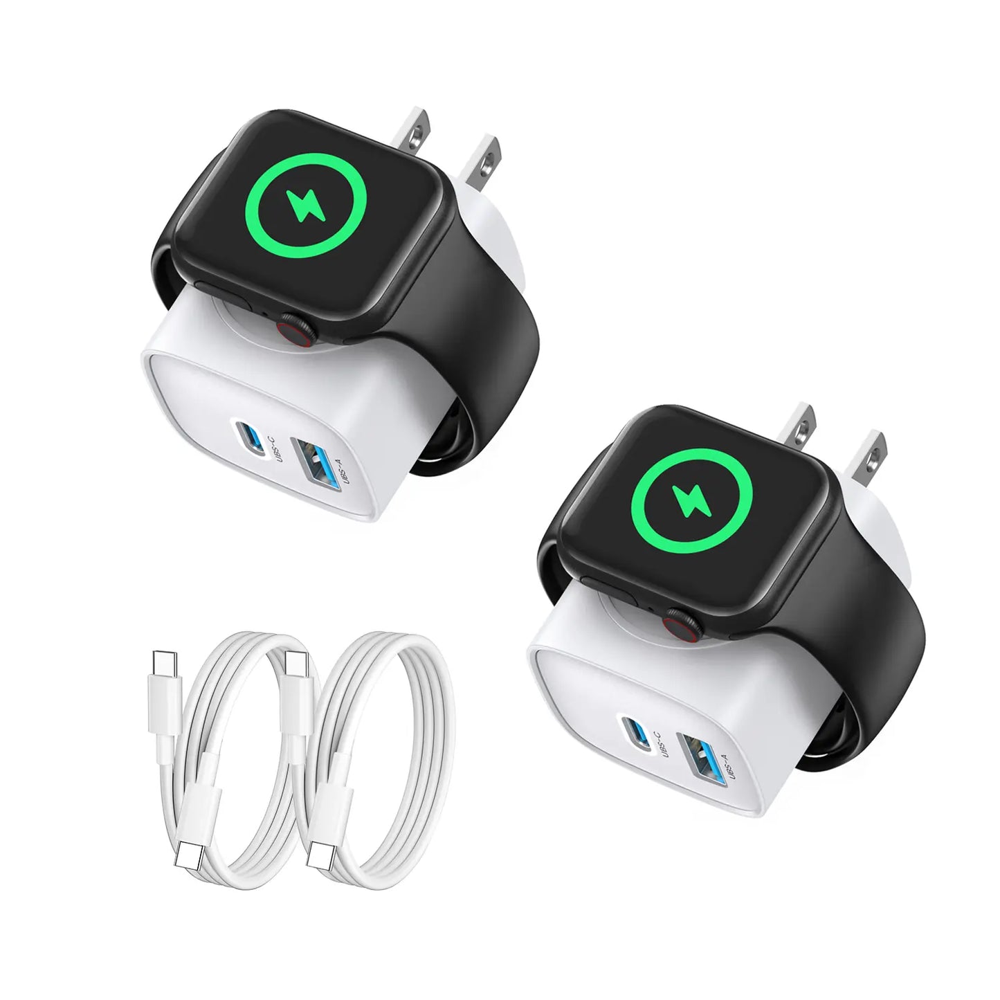 3in1 急速充電 USB-C&USB-A Apple Watch対応充電器