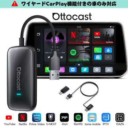 車内エンタメを次のレベルへ｜Play2Video Ultra ワイヤレスAIボックス