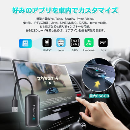 車内エンタメを次のレベルへ｜Play2Video Ultra ワイヤレスAIボックス